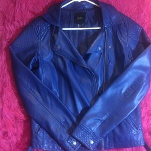 Faux leather jacket